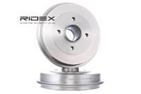 RIDEX Bremstrommel Hinterachse 123B0050  PEUGEOT,CITROËN,206 Schrägheck (2A/C),106 II Schrägheck (1A_, 1C_),206 SW (2E/K),206 Stufenheck