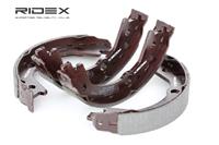 RIDEX Bremsbacken Hinterachse 70B0082 Trommelbremsbacken,Bremsbackensatz HYUNDAI,KIA,SSANGYONG,TUCSON (JM),MATRIX (FC),SONATA V (NF),SONATA VII (LF)