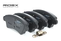 RIDEX Bremsbeläge 402B0699 Bremsklötze,Scheibenbremsbelag PEUGEOT,CITROËN,206 Schrägheck 2A/C,206 CC 2D,306 Schrägheck 7A, 7C, N3, N5