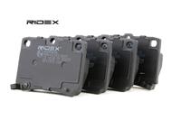 RIDEX Bremsbelagsatz Hinterachse 402B0656 Bremsbeläge,Bremsklötze MITSUBISHI,PAJERO II (V3_W, V2_W, V4_W),Pajero Sport I SUV (K7_, K9_)