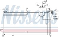 Condensor, airconditioning NISSENS, u.a. für Mazda