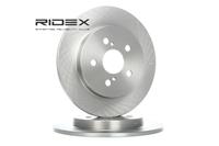 RIDEX Bremsscheibe Hinterachse 82B0379 Bremsscheiben,Scheibenbremsen TOYOTA,SUBARU,LEXUS,PRIUS (ZVW3_),Verso S (_P12_),COROLLA Stufenheck (E15_)