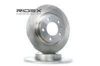 RIDEX Bremsscheibe Hinterachse 82B0889 Bremsscheiben,Scheibenbremsen OPEL,FIAT,ABARTH,Corsa D Schrägheck (S07),Corsa E Schrägheck (X15),Adam (M13)