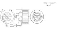 opel Kachelventilator AB 6 000S Mahle AB6000S