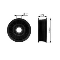 Umlenk-/Führungsrolle, Keilrippenriemen Gates T38009