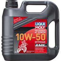 Liqui Moly Motorbike 4T 10W-50 Offroad Race Vollsynth. 4 Ltr Motorrad-Motoröl 4-takt