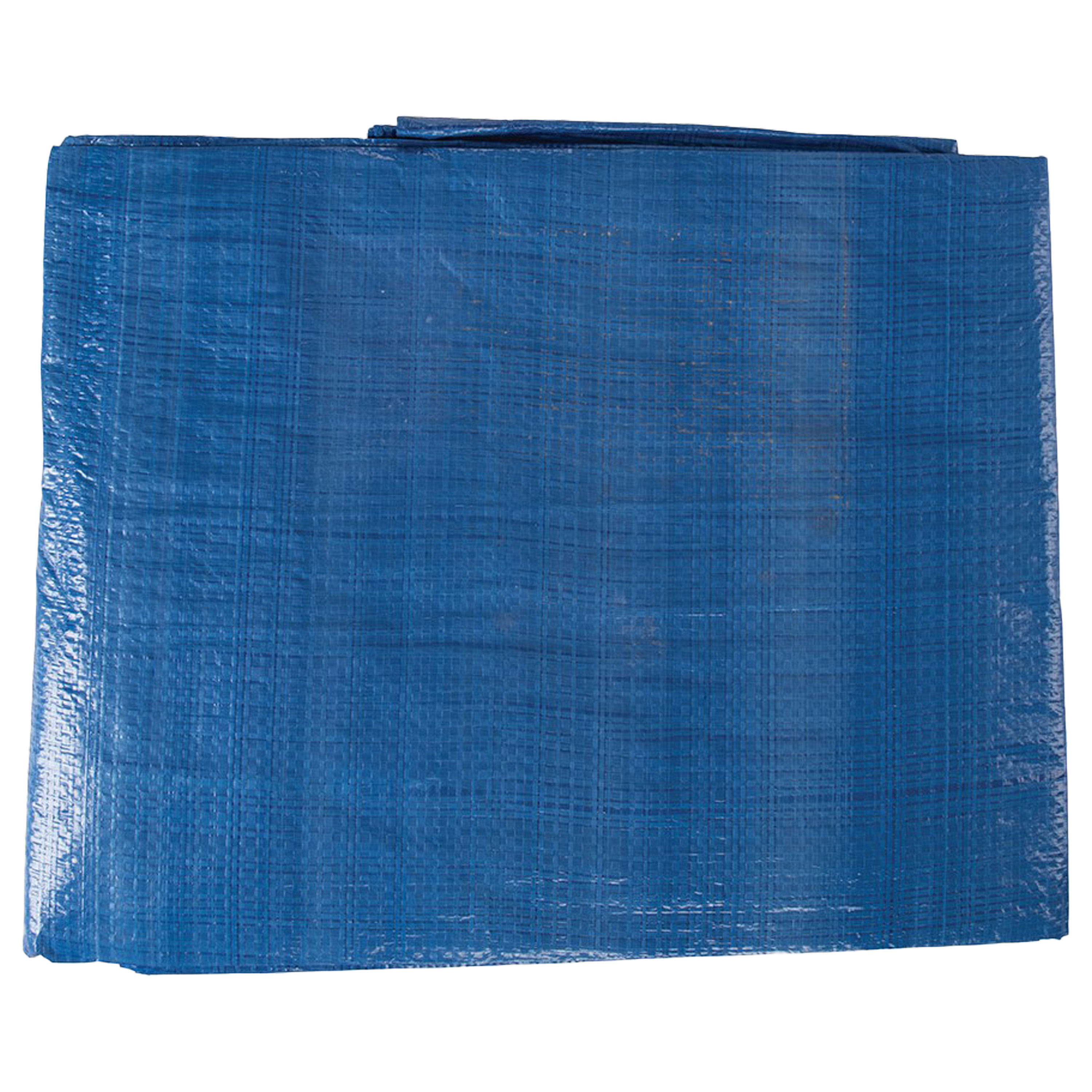 Silverline Afdekzeil/dekzeil - blauw - waterdicht - 65 gr/m2 - 180 x 240 cm - Afdekzeilen