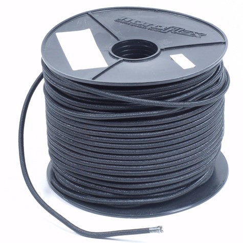 Elastiek Pe 6mm zwart (per meter)