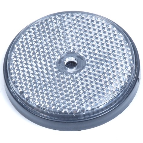 Huismerk Reflector rond 60mm wit