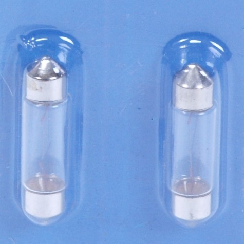 Lampje buis 12V-5W 2 stuks