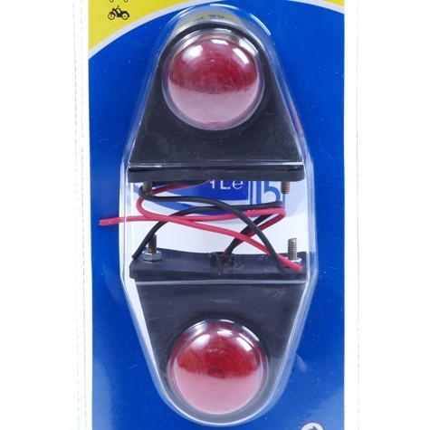 Huismerk Markeringslamp mini 2 stuks rood/wit