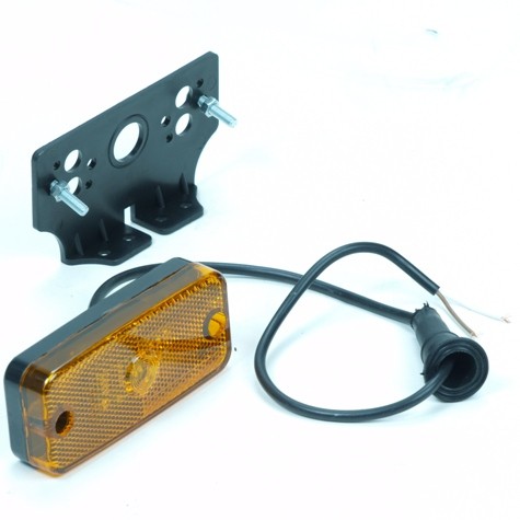 Huismerk Contourverlichting oranje led 10-30 volt + steun