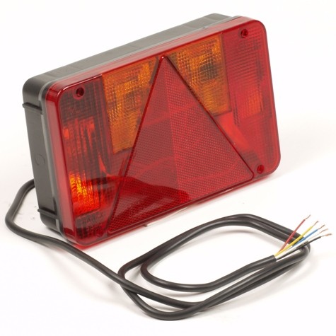 Huismerk Achterlicht met driehoek links + kabel