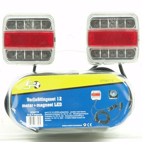 Huismerk Verlichtingsset + magneet 12 meter LED