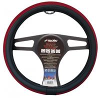 Simoni Racing Stuurwielhoes Trap Red Zwart/Rood Kunstleer SRCVT61R