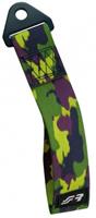 simoniracing Simoni Racing Sleepoog-Gordel - Camouflage Groen - max. 3000kg - Lengte 26cm SRUTSC