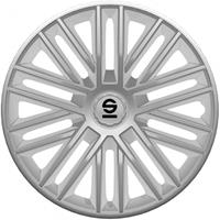 Sparco wieldoppen Bergamo 14 inch ABS zilver 4 stuks