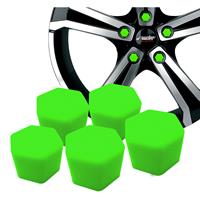 simoniracing Simoni Racing Wielmoerkapjes Soft Sil - 19mm - Groen - Set à 20 stuks SRCBG19