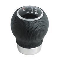 simoniracing Simoni Racing Pookknop Rev - Zwart Leder + 3 Schakelpatronen SRREV