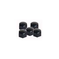 simoniracing Simoni Racing Wielmoerkapjes - 17mm - Zwart - Set à 20 stuks SRCBN17