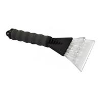 IJskrabber soft grip grijs 25 cm - Autoraamkrabber