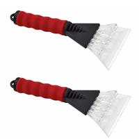 2x IJskrabbers soft grip rood 25 cm -