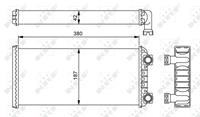 volvo Kachelradiateur, interieurverwarming 54244