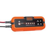 Black & Decker Batterieladegerät 6v/12v 4a Schwarz/orange 3-teilig