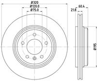 hella Bremsscheiben 8DD 355 107-691 Scheibenbremsen,Bremsscheibe BMW,3 E46,3 Touring E46,3 Coupe E46,3 Cabriolet E46