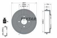 textar Bremstrommel 94045600  FORD,B-MAX JK,FIESTA VI Van,TOURNEO COURIER Kombi,B-MAX Van,TRANSIT COURIER Kasten,TRANSIT COURIER Kombi