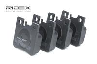 ridex Bremsbeläge 402B0171 Bremsklötze,Scheibenbremsbelag MERCEDES-BENZ,C-CLASS W202,190 W201,SLK R170,E-CLASS W210,Stufenheck W124,SL R129