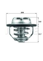 mahleoriginal MAHLE ORIGINAL Thermostat TX 122 82 Kühlwasserthermostat,Kühlwasserregler CHEVROLET,OPEL,SAAB,CAPTIVA C100, C140,MALIBU V300,HHR,ZAFIRA B A05