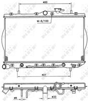 NRF Radiateur 53261
