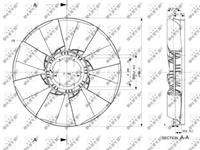Lüfterrad, Motorkühlung NRF 49803