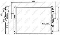 NRF Radiateur 58243