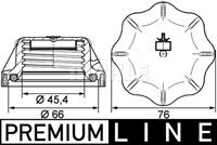 Verschlussdeckel, KÃ¼hlmittelbehÃlter MAHLE CRB 20 000P