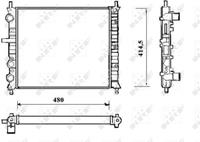 Kühler, Motorkühlung NRF 58191