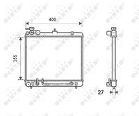 NRF Radiateur 53256