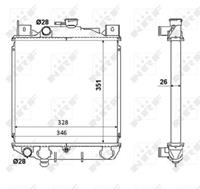 NRF Radiateur 53350