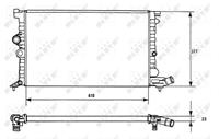 NRF Radiateur 58946