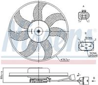 Nissens Koelventilatorwiel 850020