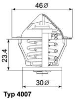 Thermostat, Kühlmittel Wahler 4007.80D