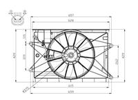 NRF Koelventilatorwiel 47578