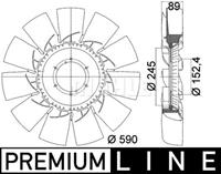 LÃ¼fterrad, MotorkÃ¼hlung MAHLE CFW 46 000P