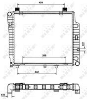 NRF Radiateur 50533