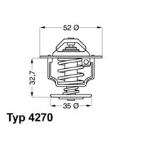 Wahler Thermostaat 427088D