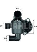 mahleoriginal MAHLE ORIGINAL Thermostat TI 35 87 Kühlwasserthermostat,Kühlwasserregler VW,CRAFTER 30-50 Kasten 2E_,AMAROK 2H_, S1B,CRAFTER 30-35 Bus 2E_