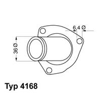 Thermostat, Kühlmittel Wahler 4168.92D