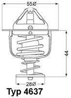 Wahler Thermostaat 463782D