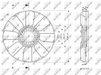 NRF Koelventilatorwiel 49848